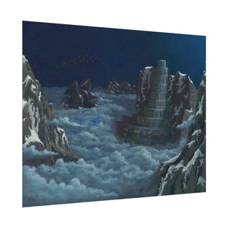 Rolled Poster Print: "Urithuru Above the Highstorm" Original Fan Art