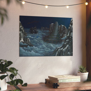 Metal Print: "Urithuru Above the Highstorm"- Cosmere Fan Art