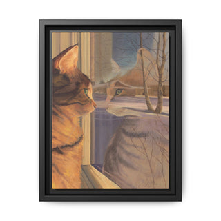 "Keeping Watch" - Framed Canvas Print