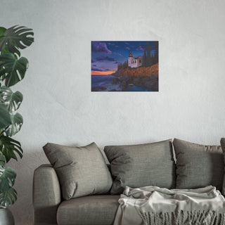 Archival Matte Poster - Bass Harbor Lighthouse: Acadia National Park