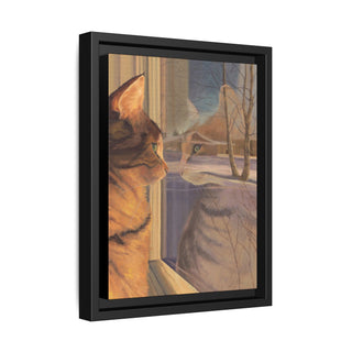 "Keeping Watch" - Framed Canvas Print