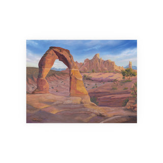 Archival Matte Poster - Delicate Arch, Arches National Park
