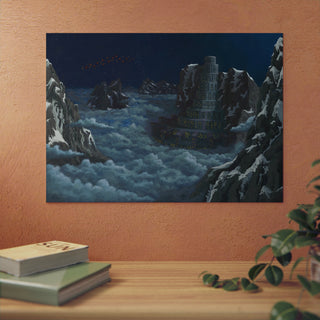 Metal Print: "Urithuru Above the Highstorm"- Cosmere Fan Art