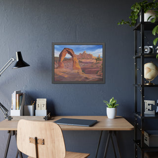 Framed Poster Print: "Delicate Arch" - Arches National Park