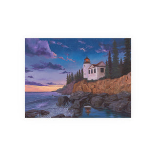 Archival Matte Poster - Bass Harbor Lighthouse: Acadia National Park