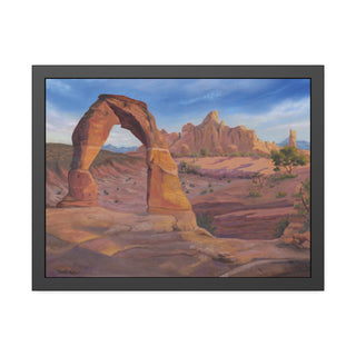 Framed Poster Print: "Delicate Arch" - Arches National Park